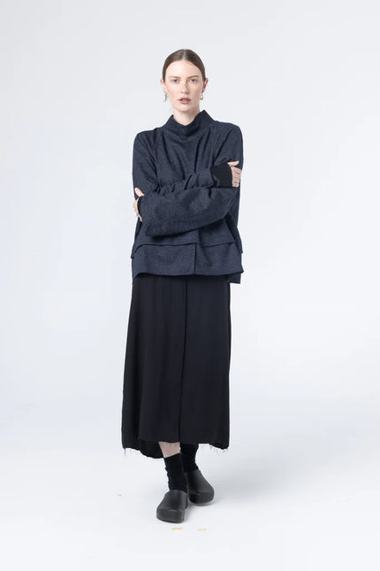 Company of Strangers Parka Sweater - Ink Fleck