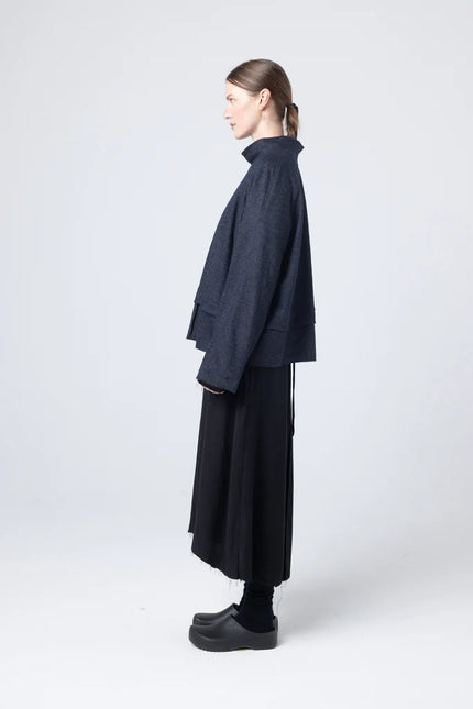 Company of Strangers Parka Sweater - Ink Fleck