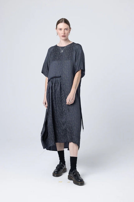 Company of Strangers We Float Dress - Ink Paisley