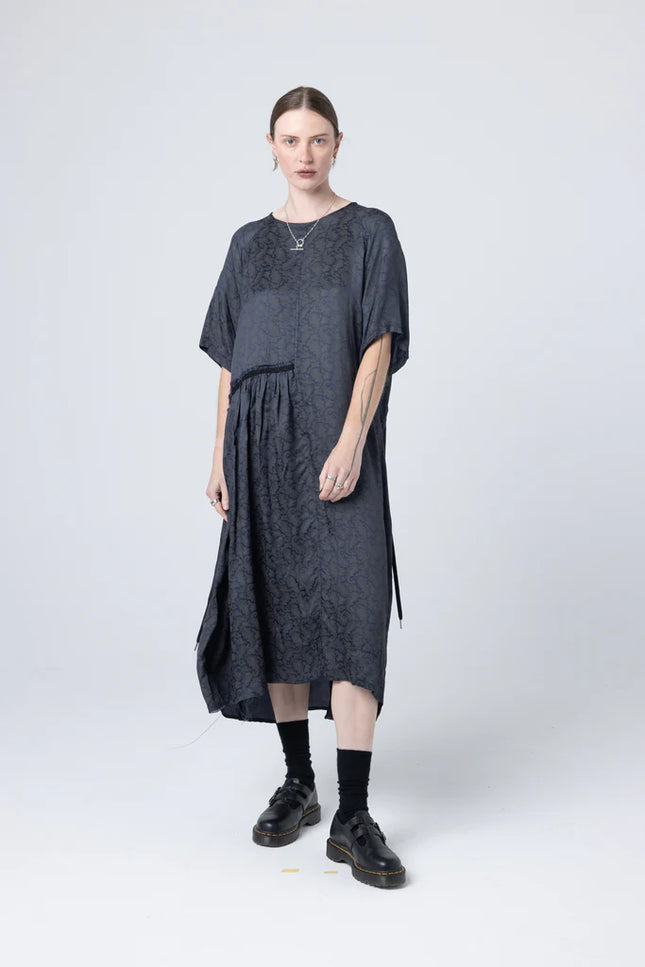 Company of Strangers We Float Dress - Ink Paisley