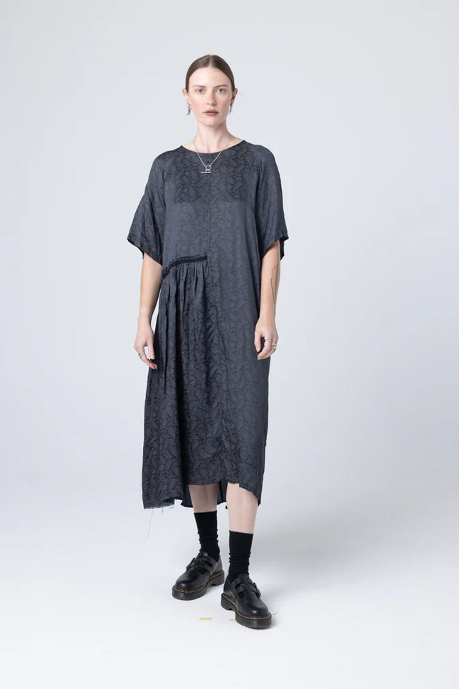 Company of Strangers We Float Dress - Ink Paisley