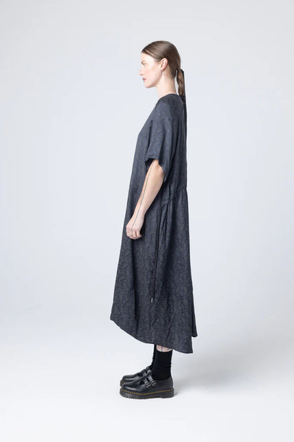 Company of Strangers We Float Dress - Ink Paisley
