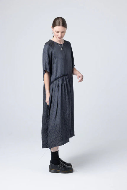 Company of Strangers We Float Dress - Ink Paisley