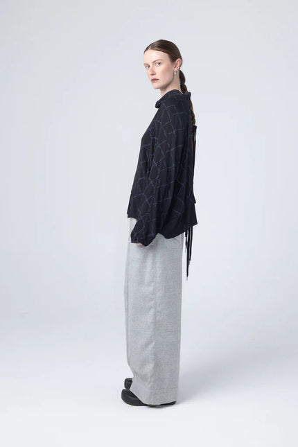 Company of Strangers Parka Sweater - Midnight Net