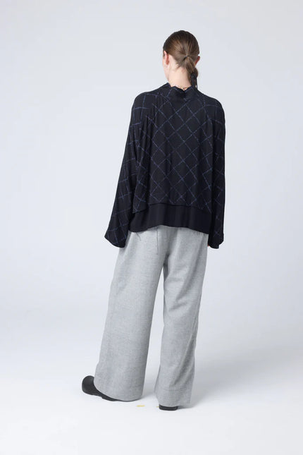 Company of Strangers Parka Sweater - Midnight Net