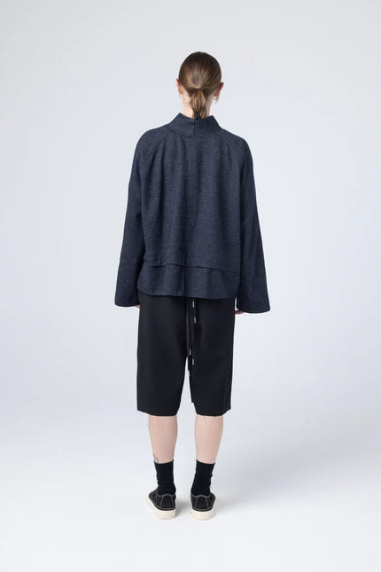 Company of Strangers Parka Sweater - Ink Fleck
