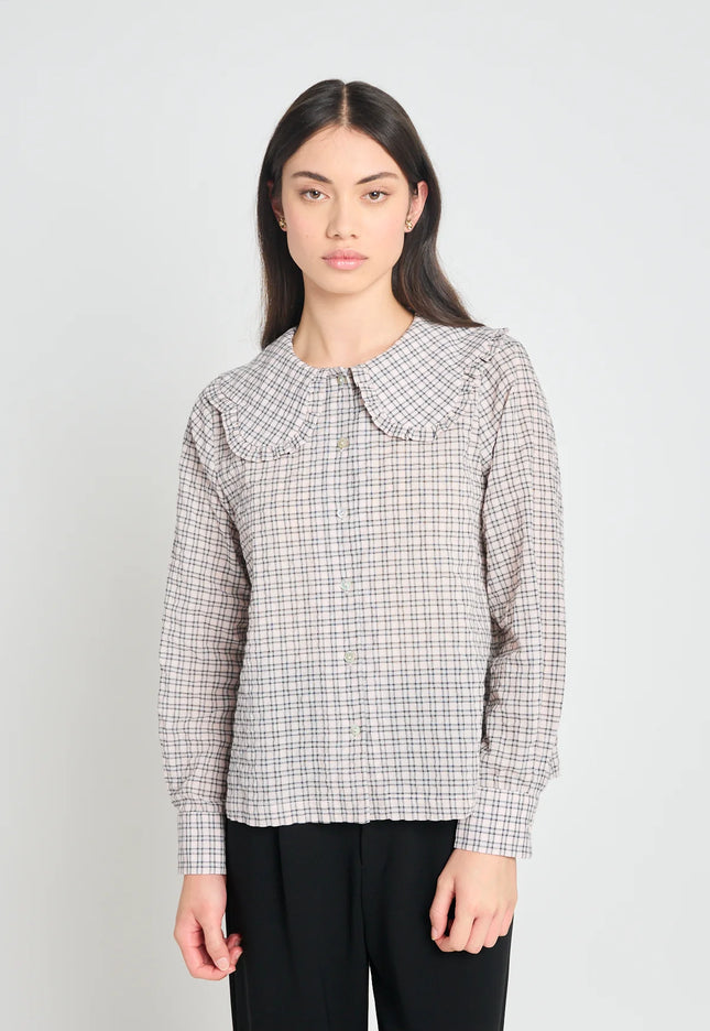 Twenty-Seven Names Impression blouse - Pale pink check