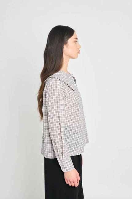 Twenty-Seven Names Impression blouse - Pale pink check