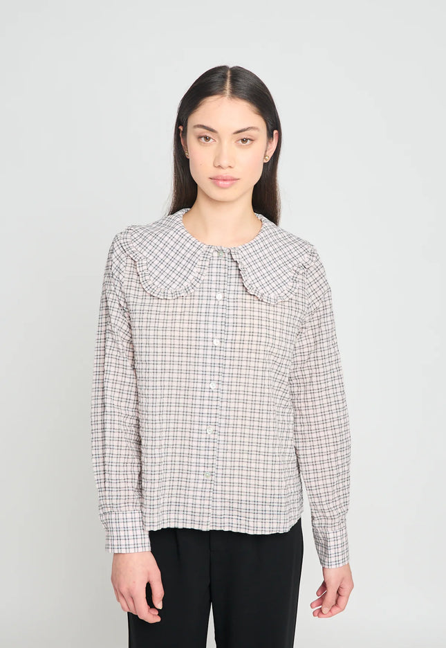 Twenty-Seven Names Impression blouse - Pale pink check