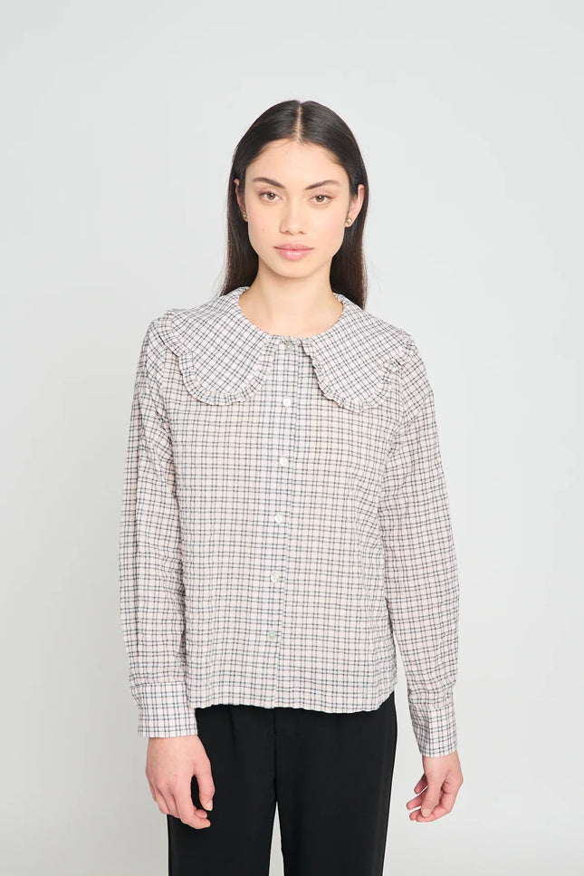 Twenty-Seven Names Impression blouse - Pale pink check