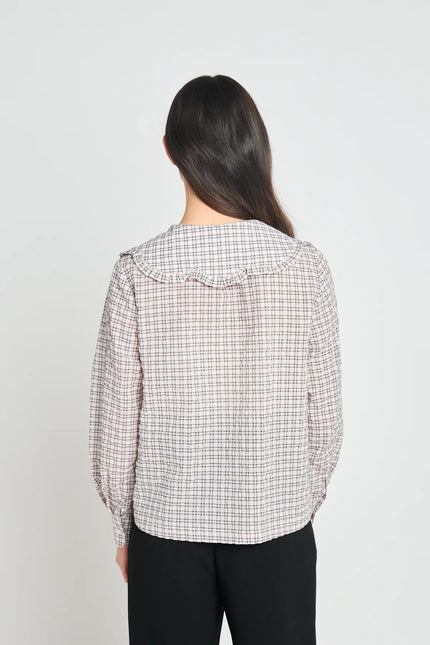 Twenty-Seven Names Impression blouse - Pale pink check