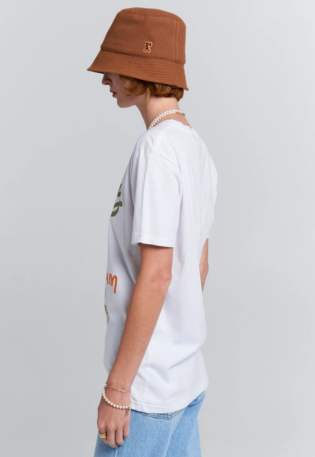 Karen Walker Dog Mum Organic Cotton T-Shirt - White