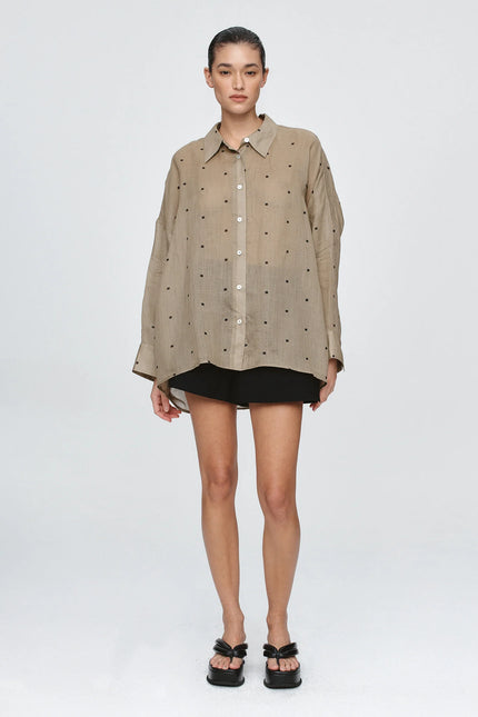 Marle Edie Shirt - Ramie - Laurel