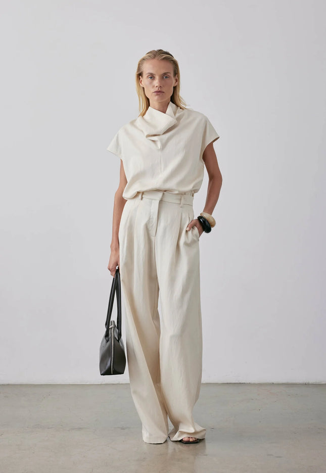 Gregory Broun Pant - Parchment