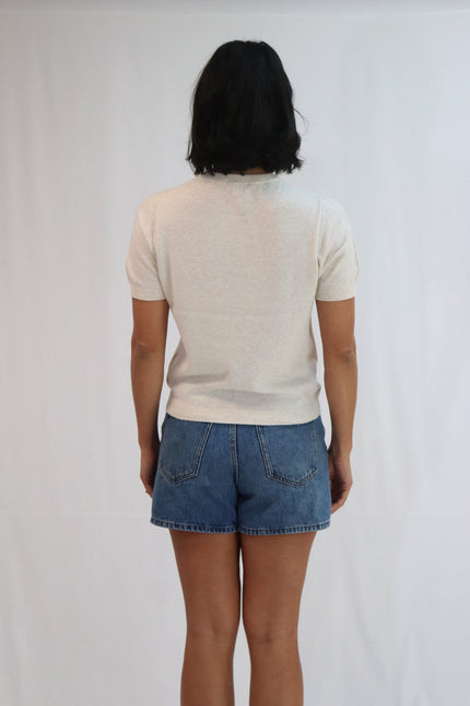 Tatano Poppy Tee - Cotton - Sand