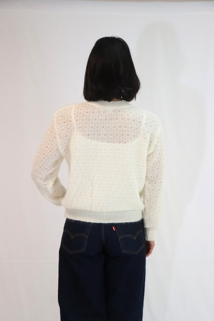 Tatano Asta Cardi - Mohair/Wool Mix - Natural