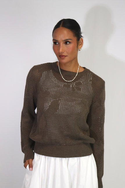 Tatano Siena Sweater - Chocolate