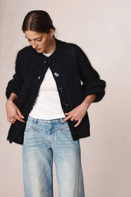 Marle Jasper Cardigan - Black
