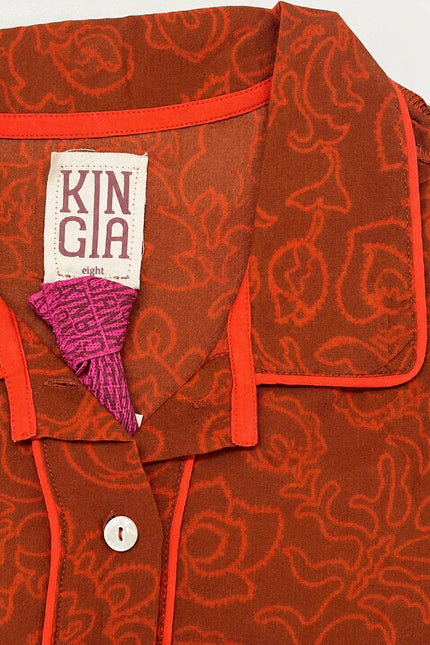 Kinga Csilla Pisto Chalm Shirt - Rust