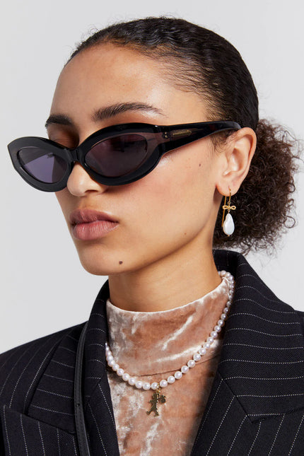 Karen Walker Hana Sunglasses - Black