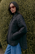 Karen Walker Quilted Voyager Jacket - Black – is this Love?