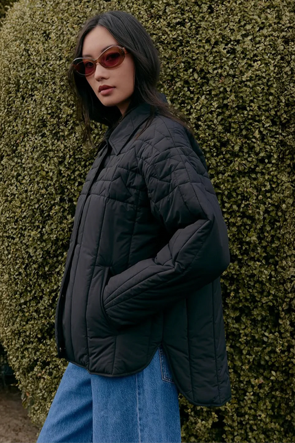 Karen Walker Quilted Voyager Jacket - Black