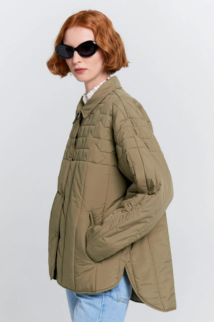 Karen Walker Quilted Voyager Jacket - Herb Green