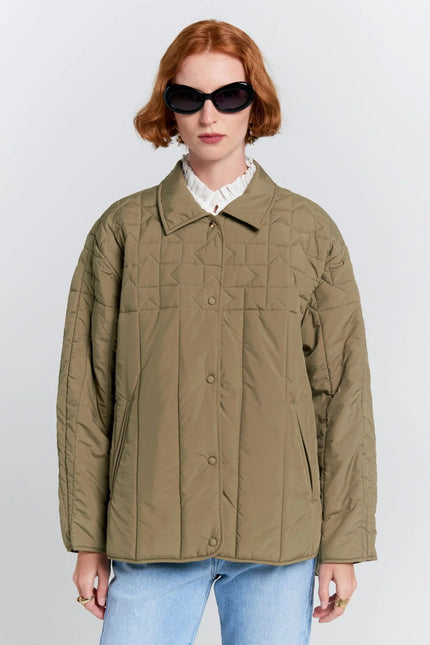 Karen Walker Quilted Voyager Jacket - Herb Green