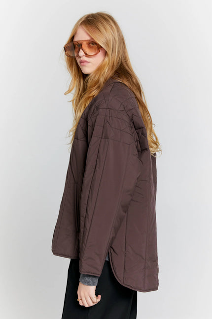 Karen Walker Quilted Voyager Jacket - Mahogany