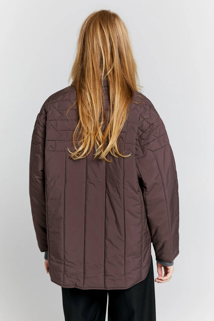 Karen Walker Quilted Voyager Jacket - Mahogany