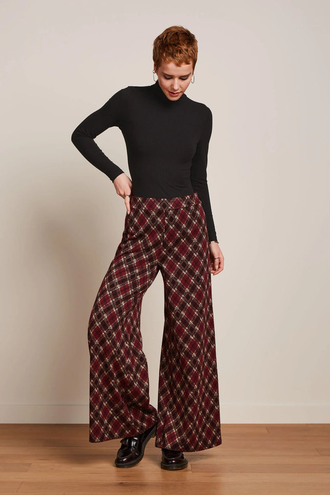 King Louie Border Palazzo Pants - Riley Jacquard