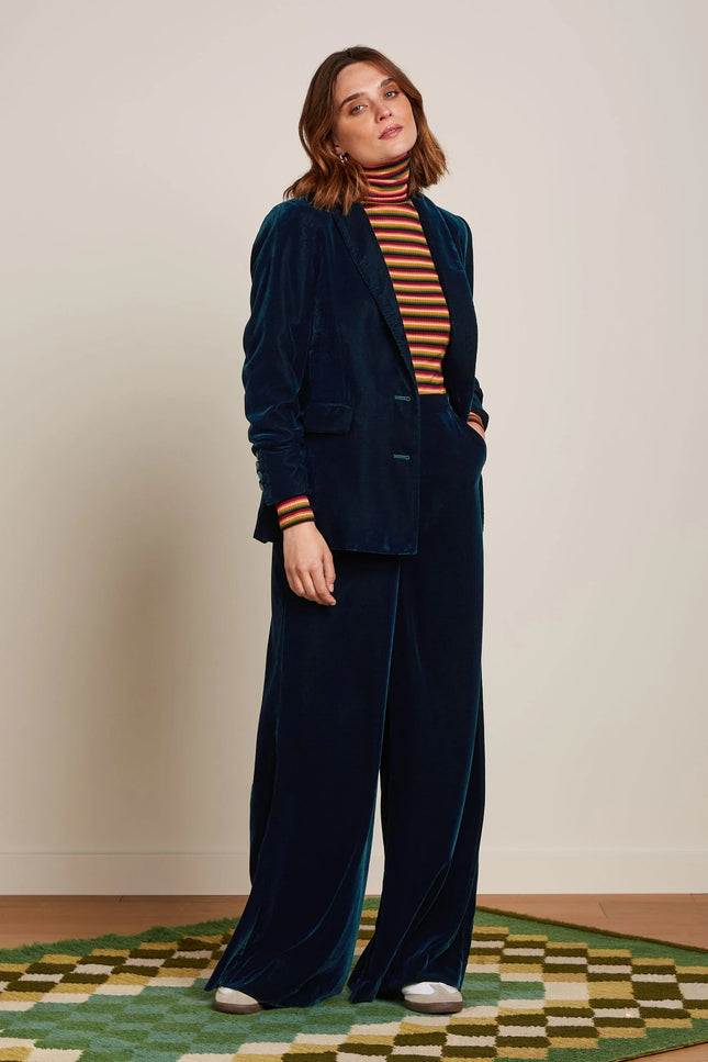 King Louie Brooke Blazer - Gamine Velvet