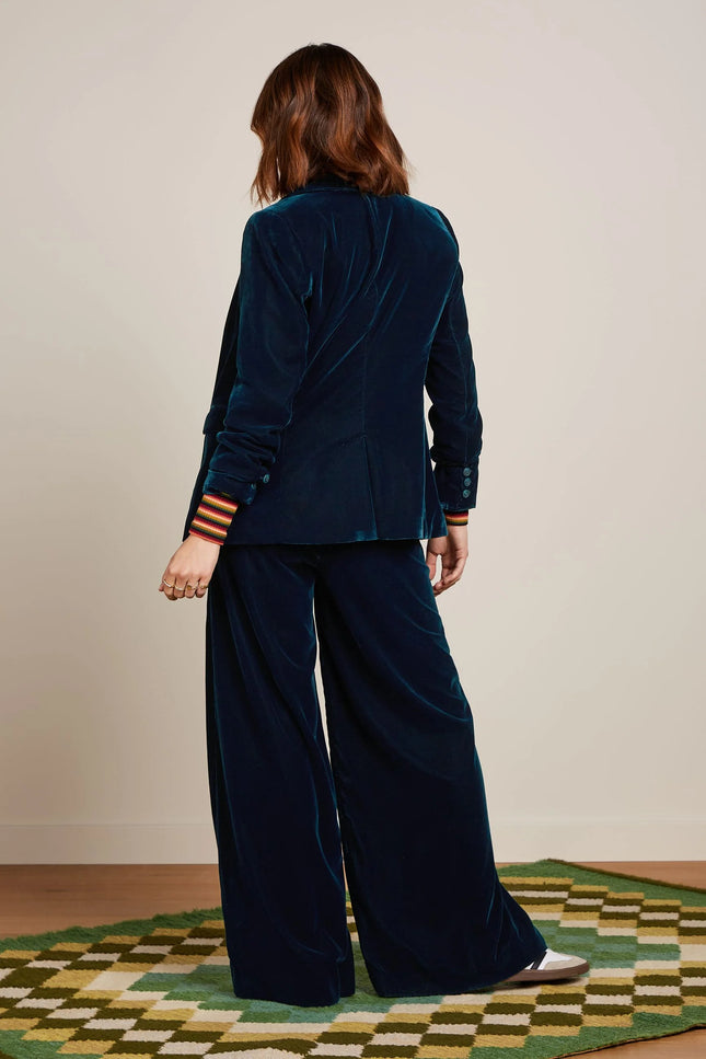 King Louie Brooke Blazer - Gamine Velvet