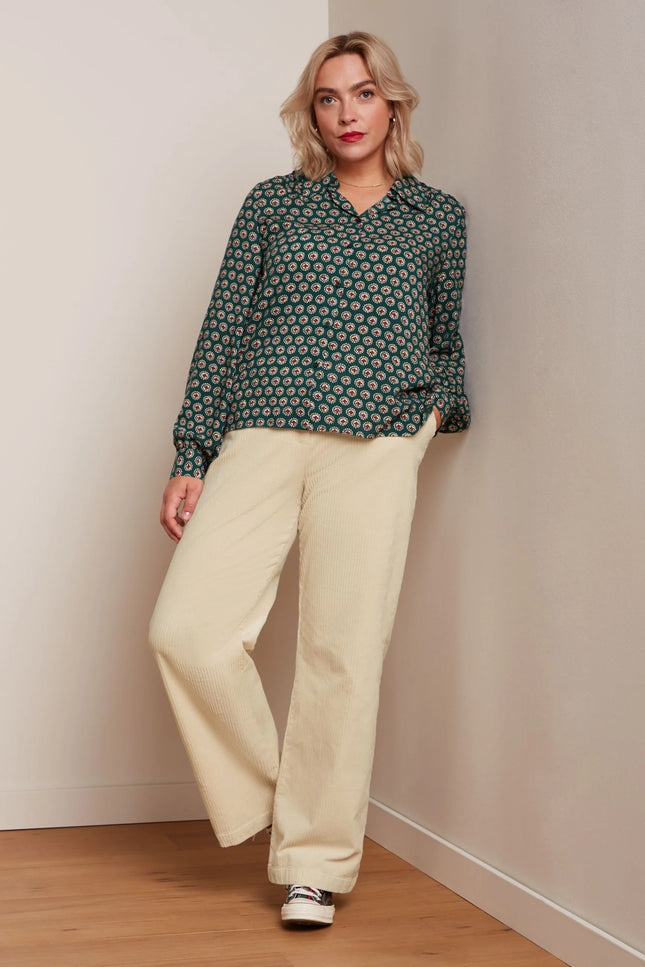 King Louie Marcie Pants Corduroy - Ivory