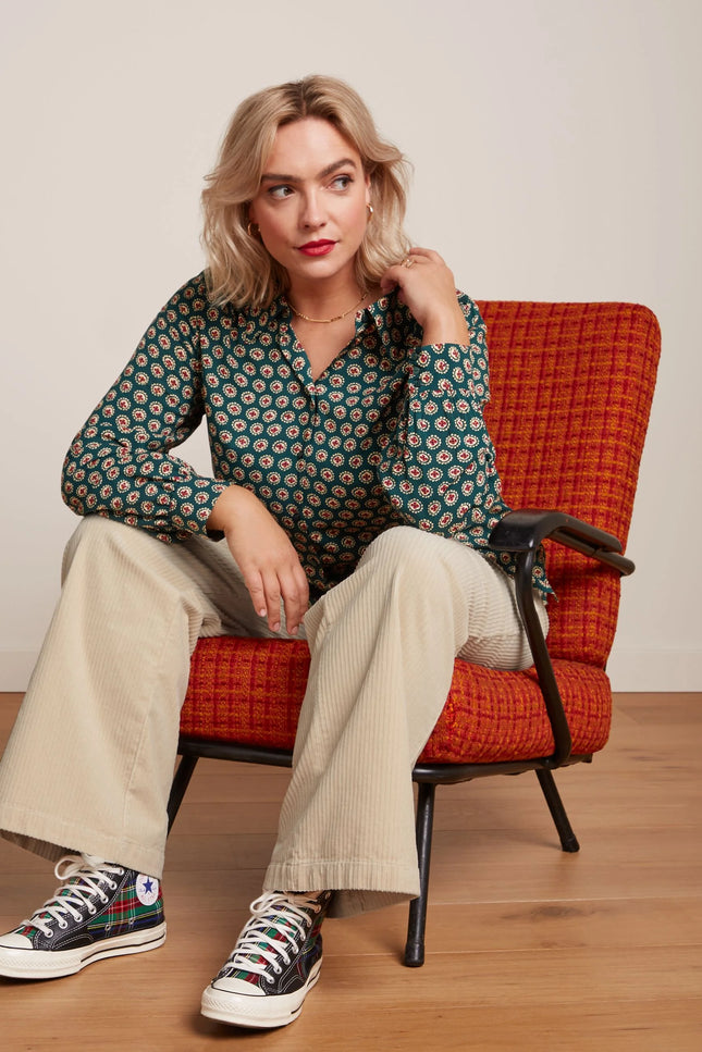 King Louie Marcie Pants Corduroy - Ivory