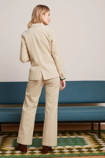 King Louie Tina Blazer Corduroy - Ivory