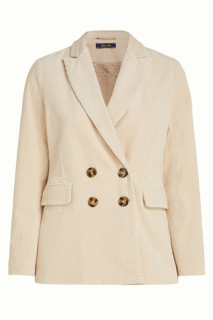 King Louie Tina Blazer Corduroy - Ivory