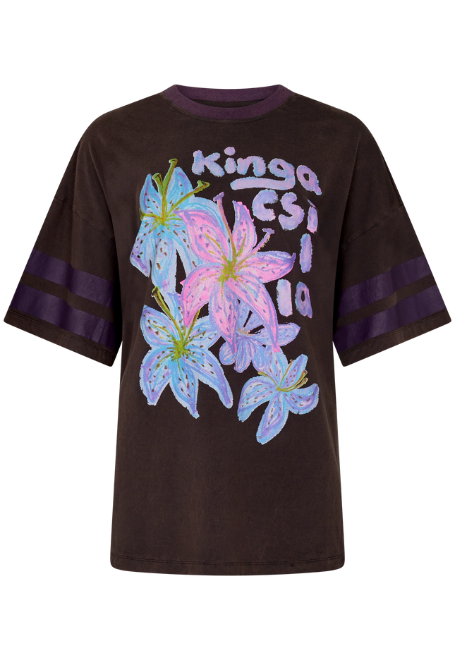 King Csilla Hyper Lily OG Tee - Charcoal