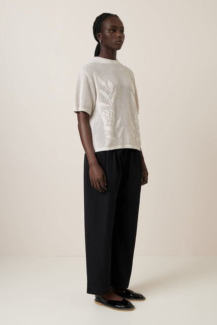 Kowtow Rosa Tee - Oat Melange