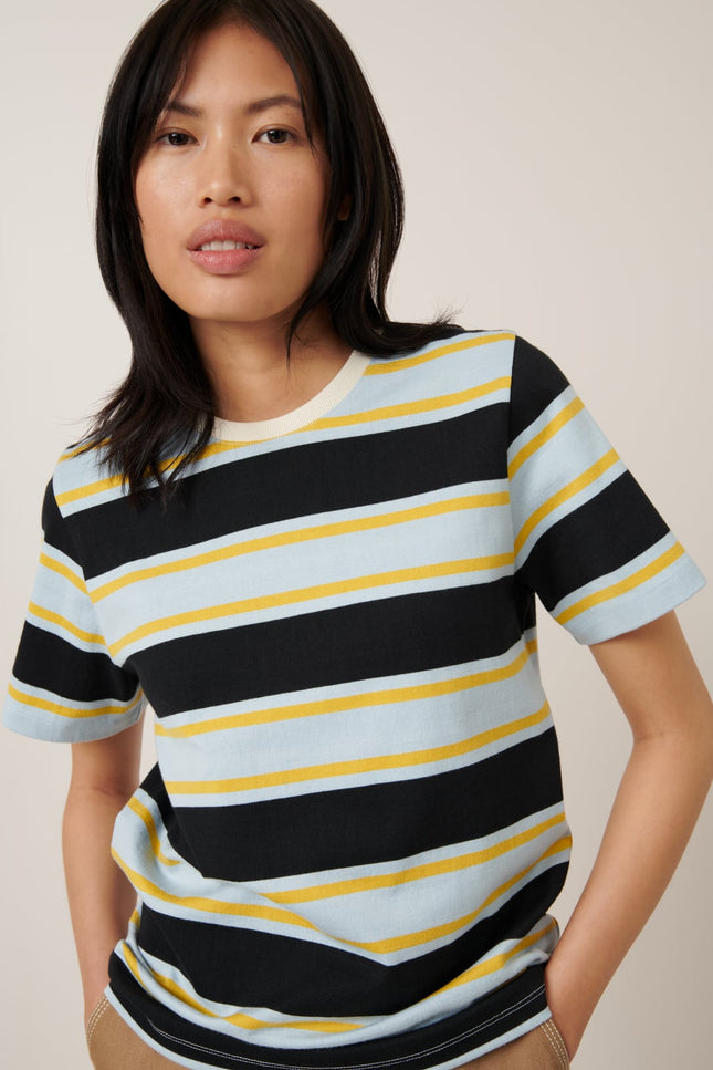 Kowtow Sideline Tee - Rugby Stripe