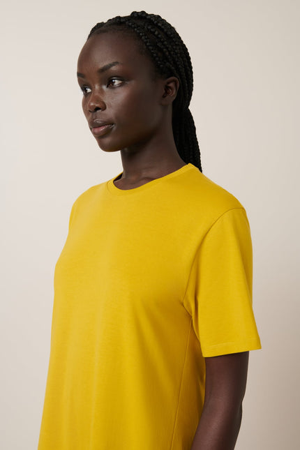 Kowtow Tee Dress - Mineral Yellow