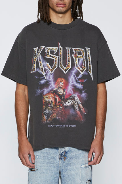 Ksubi Kingdom Ekcess SS Tee - Faded Black