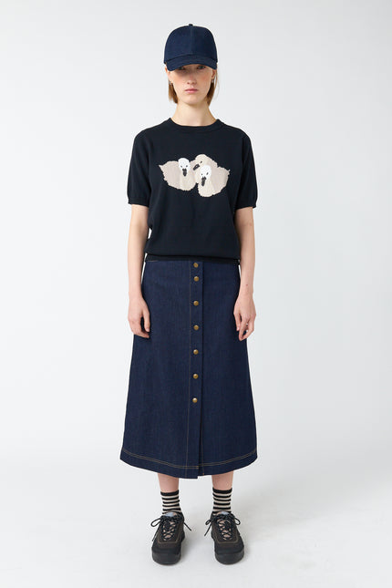 Sylvester Cygnets Top - Black