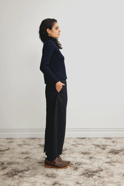 Standard Issue Merino Stippling Sweater - Navy