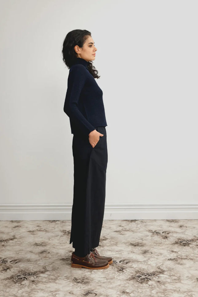 Standard Issue Merino Stippling Sweater - Navy