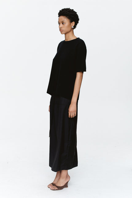 Marle Hera Top - Possum/Merino/Silk - Black