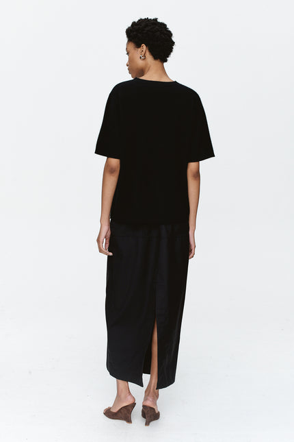Marle Hera Top - Possum/Merino/Silk - Black
