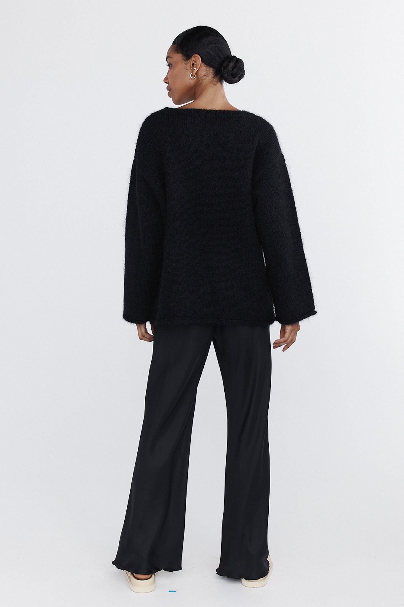 Marle Maye Jumper Mohair Merino Black .is this Love