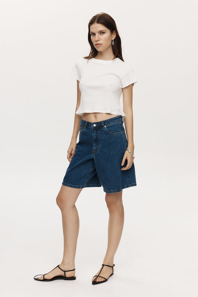 Marle Relaxed Jean Short - Heritage Blue