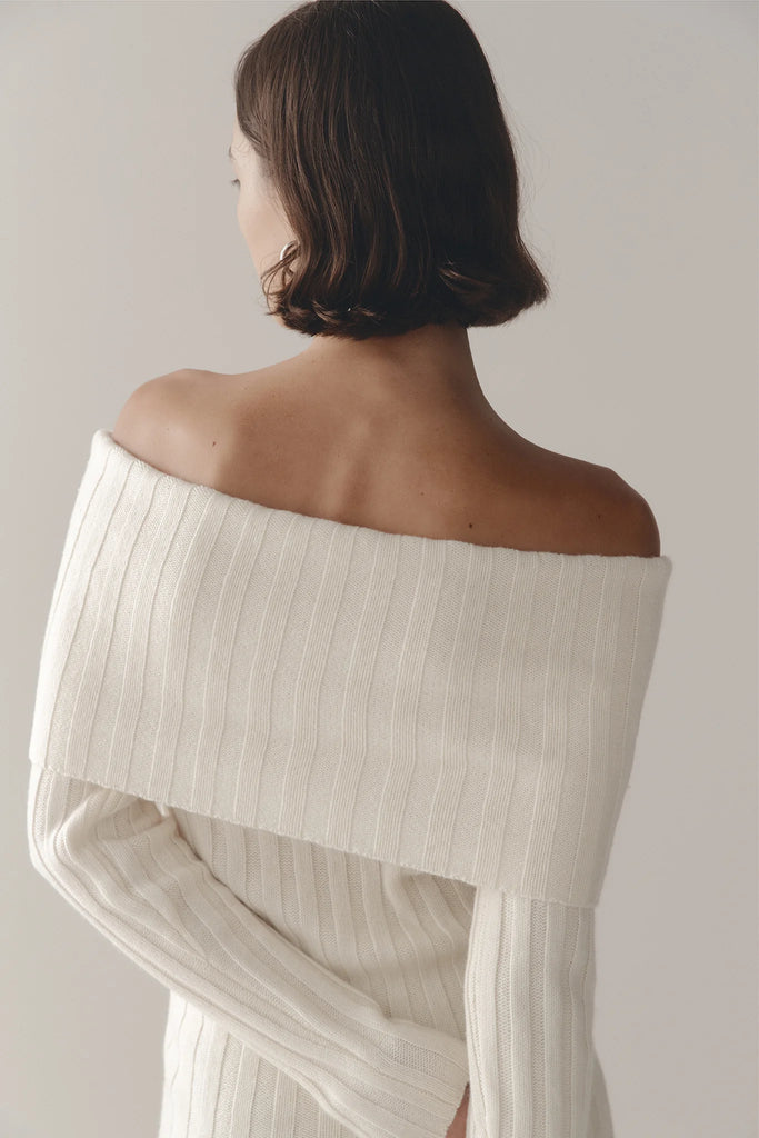 Marle Yin Jumper - Wool/Cashmere - Ivory